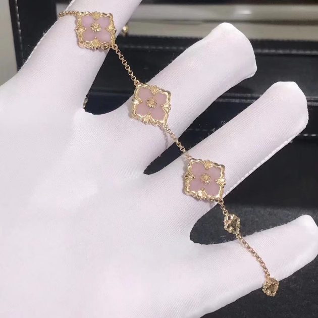 18k gold buccellati opera pink opal bracelet 620aebdfea22f