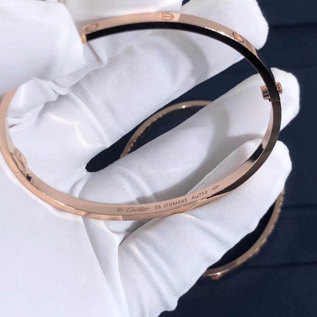 18k pink gold cartier love bracelet sm small model 6209d31dd8d89