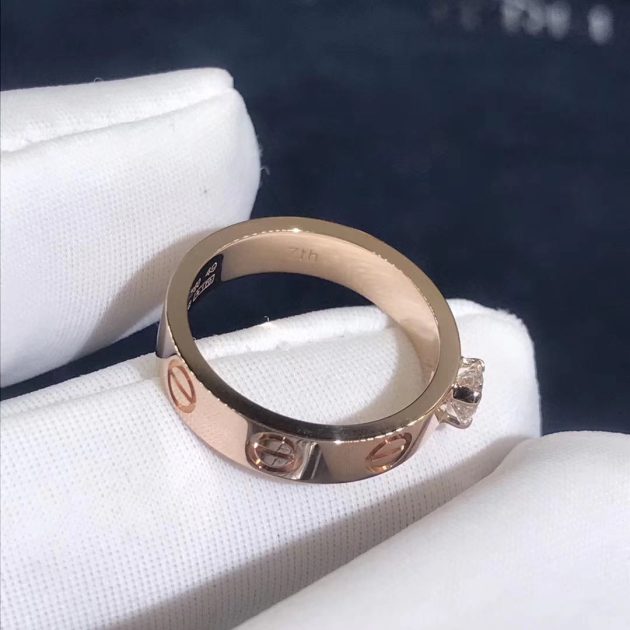 18k pink gold cartier wedding rings 6209c45d4df09