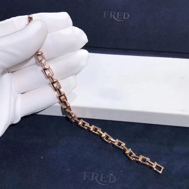 18k pink gold tiffany t chain bracelet 6209fb03e5ced