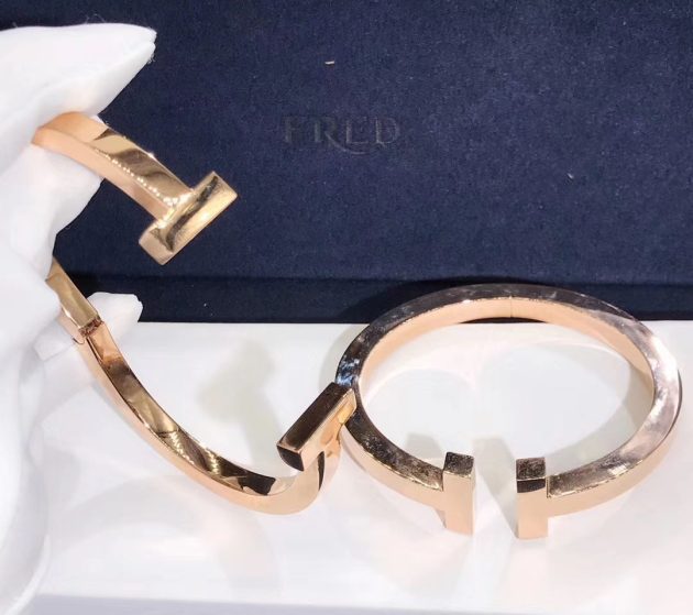 18k pink gold tiffany t square bracelet 6209f85336ace