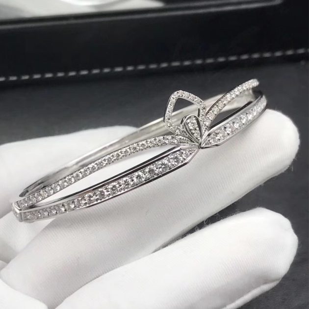 18k white gold chaumet josephine eclat floral diamond bracelet 620a6de201ac8