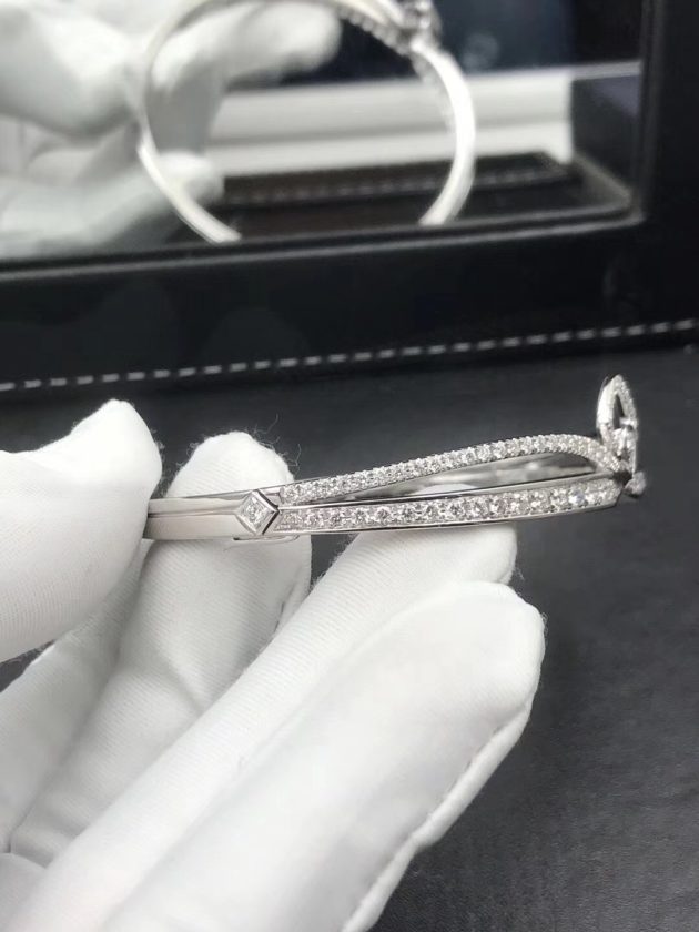 18k white gold chaumet josephine eclat floral diamond bracelet 620a73186ff15