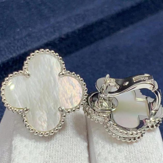 Custom-Van-Cleef-Arpels-Magic-Alhambra-White-Mother-of-Pearl-18k-White-Gold-Earrings-