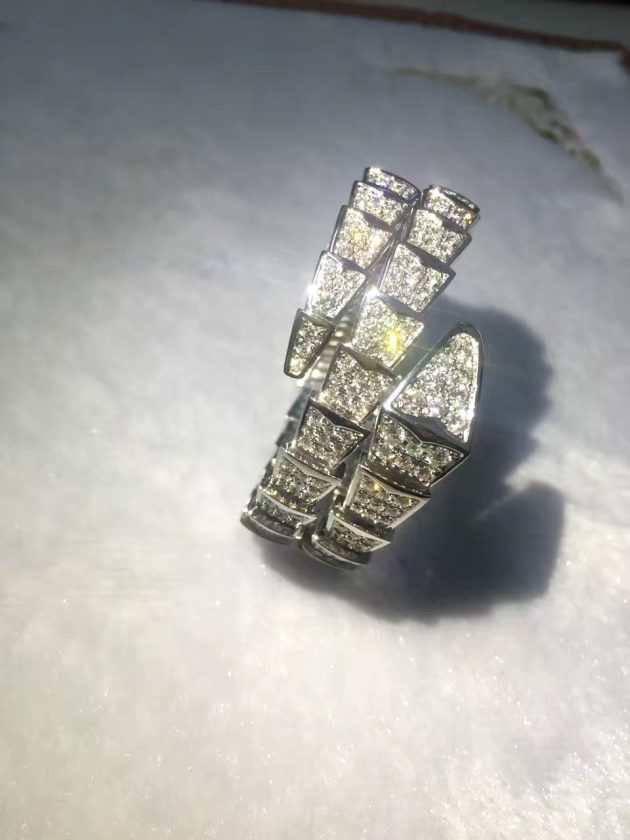 bulgari bvlgari serpenti 2 coil bracelet 18k white gold set full pave diamonds 620a29a7413f9