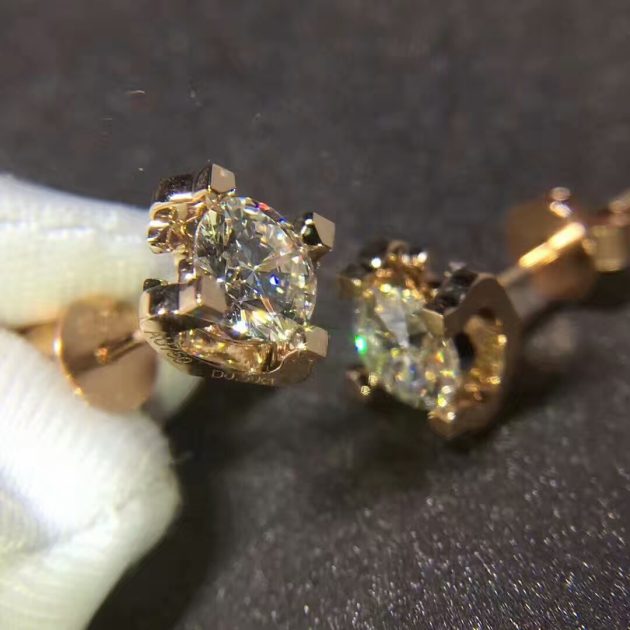 c de cartier earrings in 18k pink gold each set with a brilliant cut diamond n8502300 6209c6d6113f8