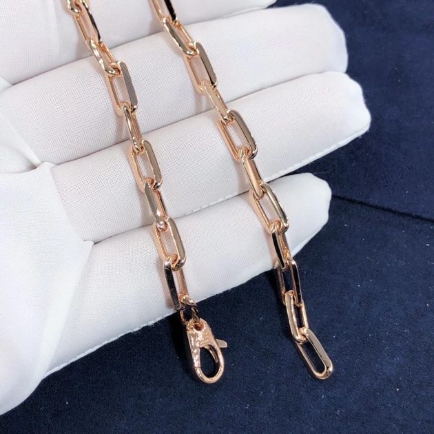 cartier 18k pink gold santos de chain bracelet 6209ad8751a67