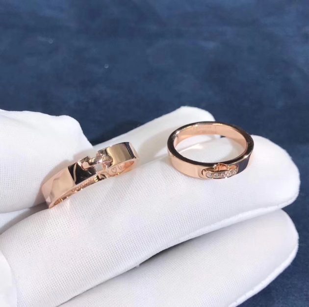 chaumet liens dimond couple ring 18k rose gold with diamonds 082560 620a667a2248d