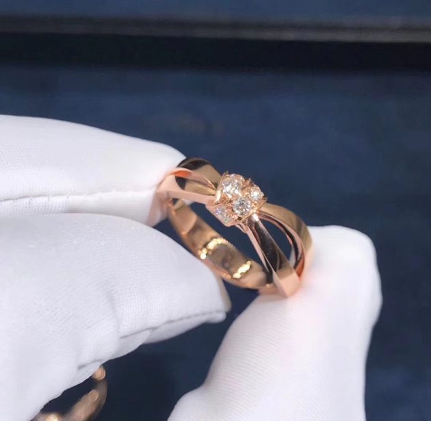 chaumet liens dimond ring 18k rose gold with diamonds 083401 620a66efbe04a