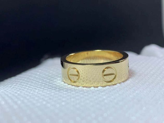 custom made 18k yellow gold cartier love ring b4084600 62094b1a18773