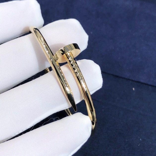 custom made 18k yellow gold classic cartier juste un clou bracelet b6048217 6209b34c981c5