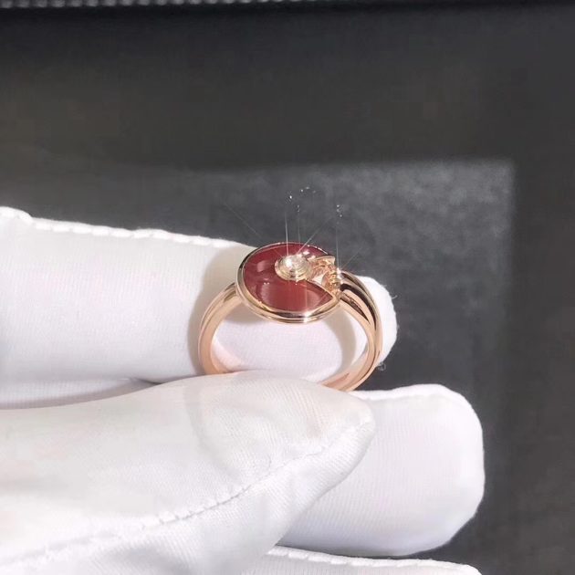 custom made amulette de cartier ring xs model 18k pink gold carnelian 6209c789b26dc