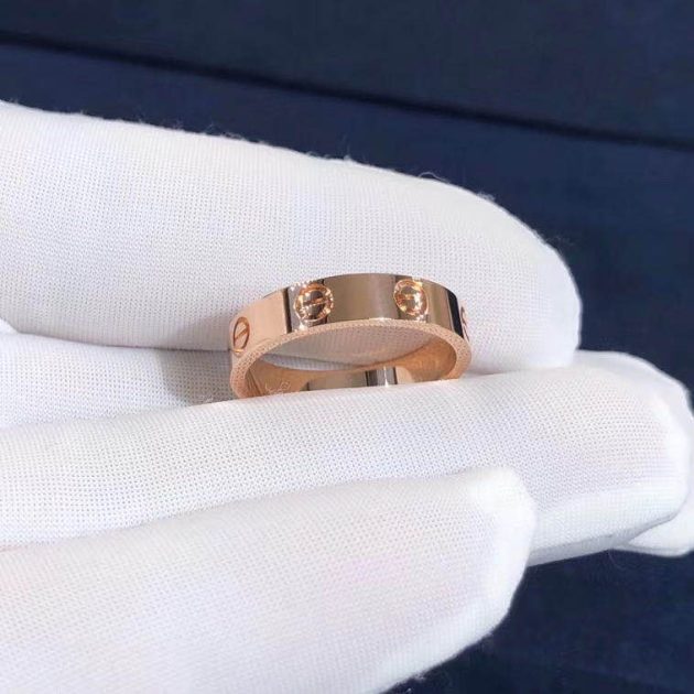 custom made cartier 18k rose gold 3 6mm love wedding band ring b4085200 6209bfd8aa960
