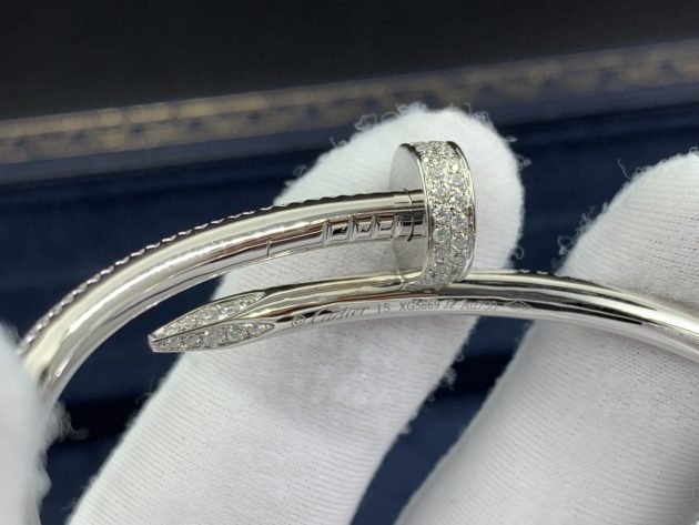 custom made cartier juste un clou bracelet 18k white gold set with 374 brilliant cut diamonds n6707317 6209cabc318c2