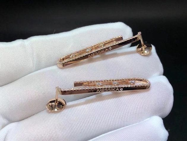 custom made messika 18kt rose gold boucles doreilles move 10th pm earrings 620a5a291a965