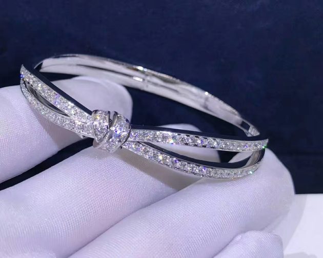 designer chaumet liens seduction white gold bracelet fully set with diamonds 620a7ed83e126