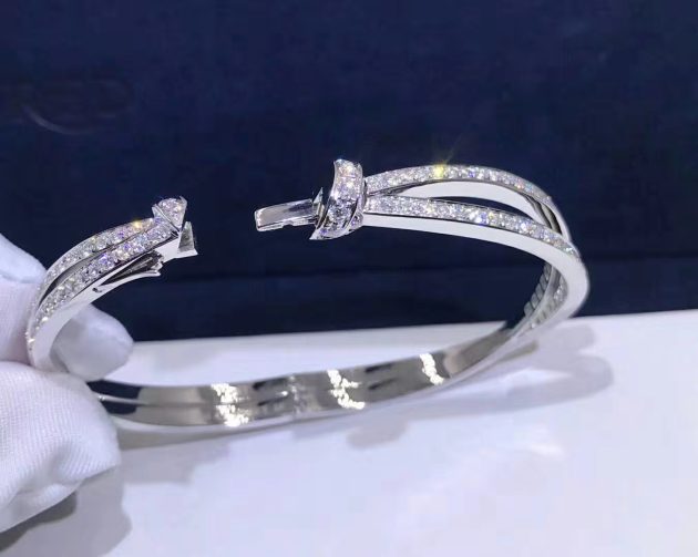 designer chaumet liens seduction white gold bracelet fully set with diamonds 620a7ede815cf