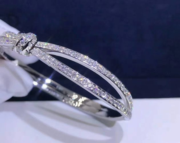 designer chaumet liens seduction white gold bracelet fully set with diamonds 620a7ee4a21c0