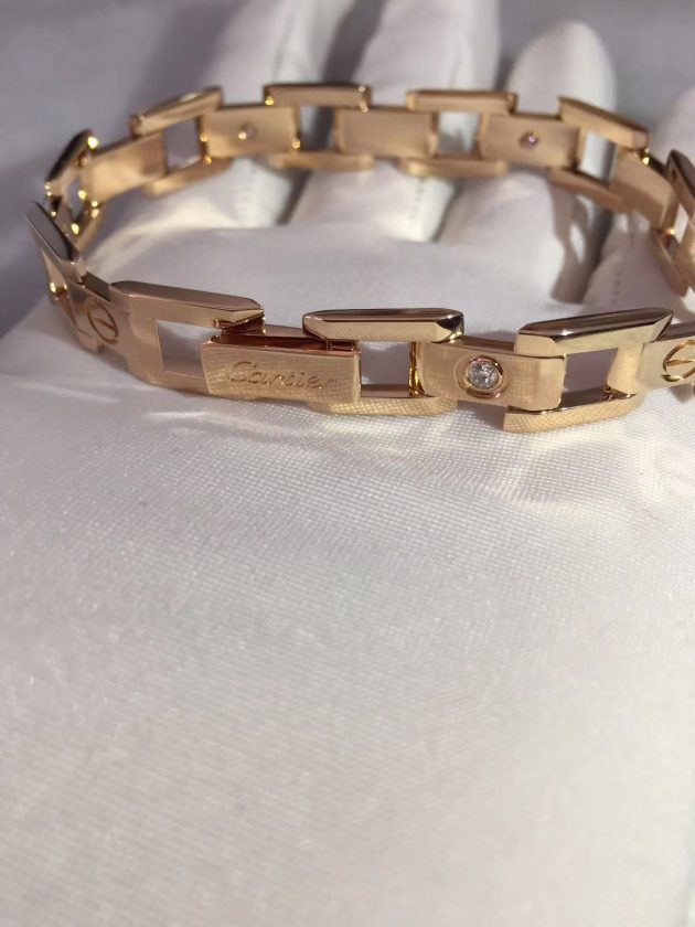 inspired mens cartier love wide chain bracelet 18k yellow gold with diamond 6209cb0431d9d