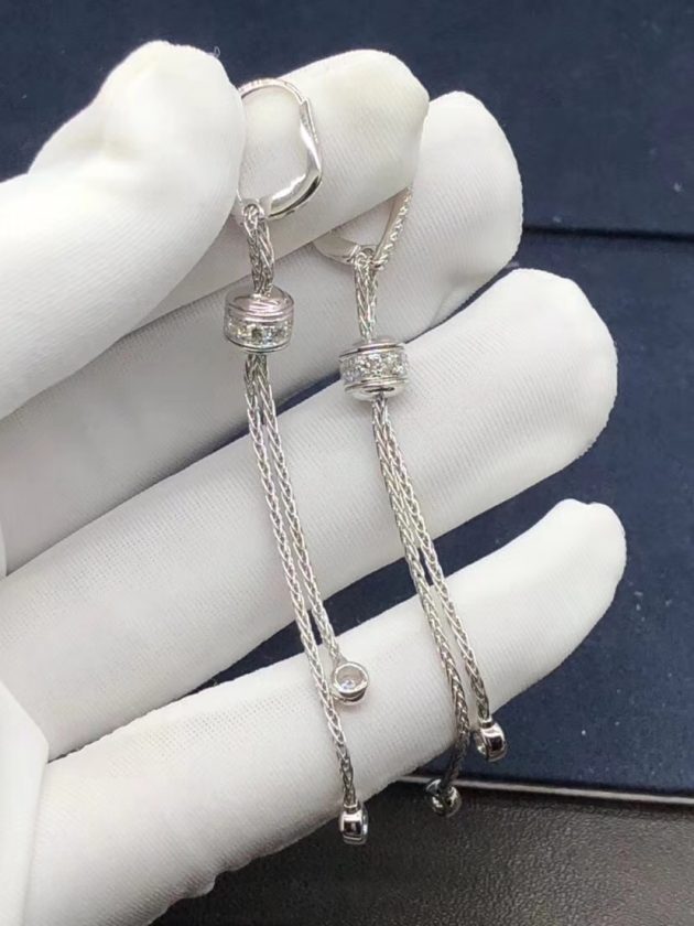 piaget possession 18k pink gold drop earrings with 40 brilliant cut diamonds 620a530d8b3da