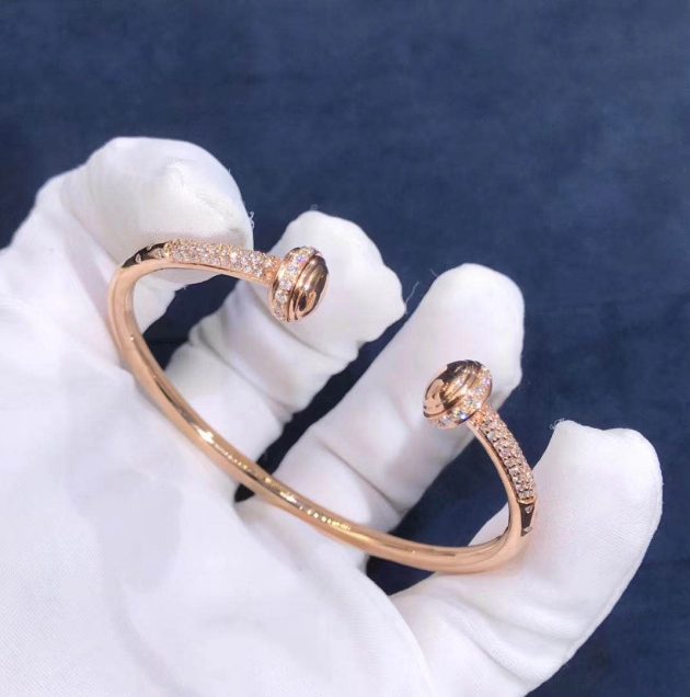 piaget possession open bangle bracelet in 18k rose gold with diamonds 620a4f4b92d70