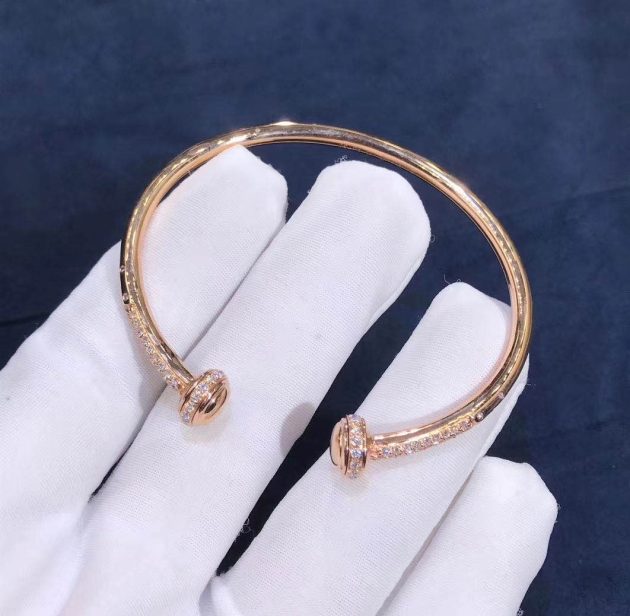 piaget possession open bangle bracelet in 18k rose gold with diamonds 620a4f58a75b8