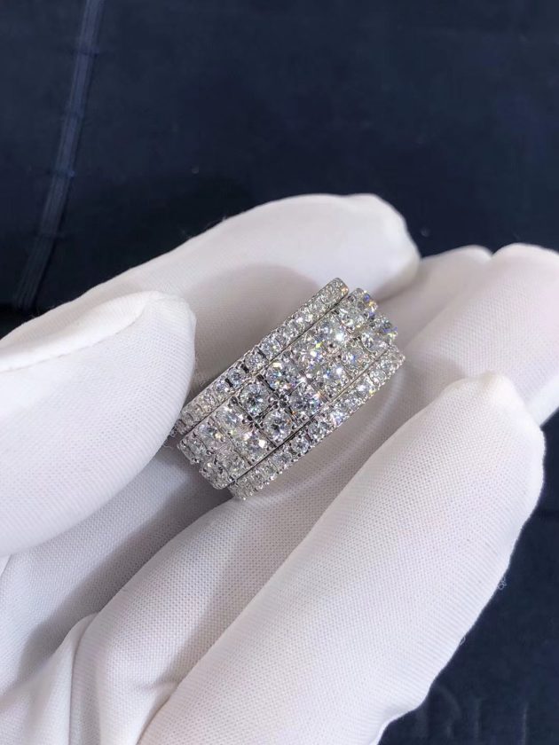 piaget possession ring 18k white gold four circle full diamonds g34py900 620a4b58ece21