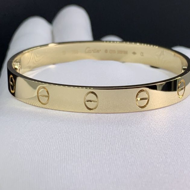 real 18k gold cartier love bracelet 6209d2d7172a7