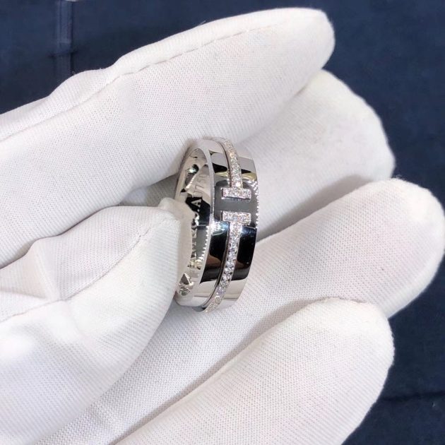 tiffany t ring 18k white gold with diamonds wedding ring 6209f39b409fe