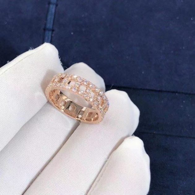 tiffany t true wide 18k rose gold with diamonds ring 6209eb936ae60