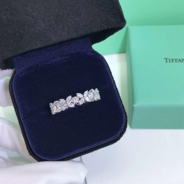 tiffany victoria platinum and diamond alternating ring 620a0046a98fe