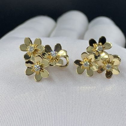 Mini Frivole 3 Flowers Earrings