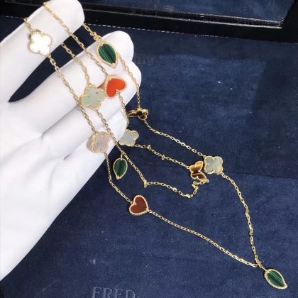 Van Cleef & Arpels Lucky Alhambra long necklace